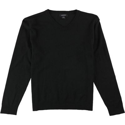 Alfani Mens Knit Pullover Sweater, Black, Small