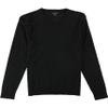 Alfani Mens Knit Pullover Sweater, Black, Small view 1