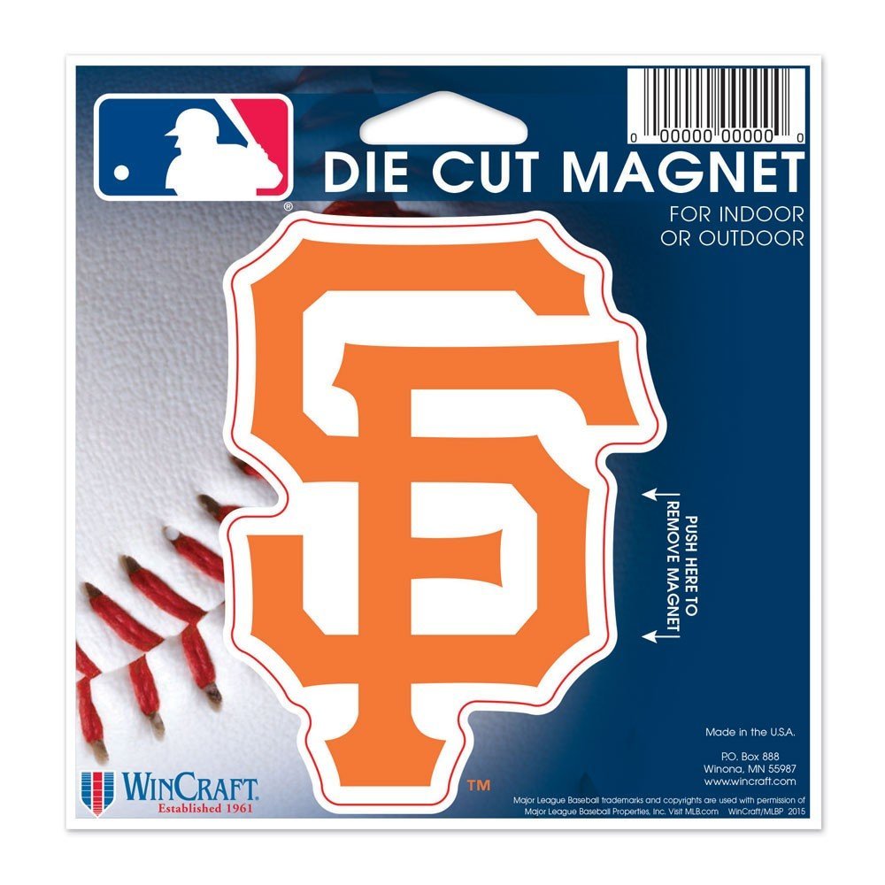 MLB San Francisco Giants Die Cut Magnet, 4.5" x 6"