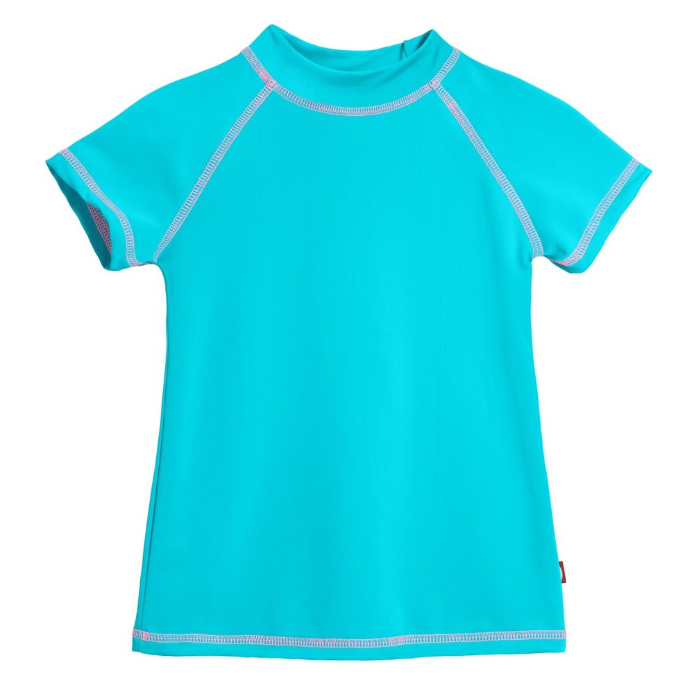 Turquoise UPF 50+ Rashguard for Girls by City Threads