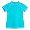 Turquoise UPF 50+ Rashguard for Girls by City Threads view 1