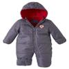 iXtreme Boys Baby Snowsuit - Wind and Water Resistant Insulated Fleece Bunting Infant Snowsuit Newborn Winter Coats, Size 12-18 Months, Charcoal view 1