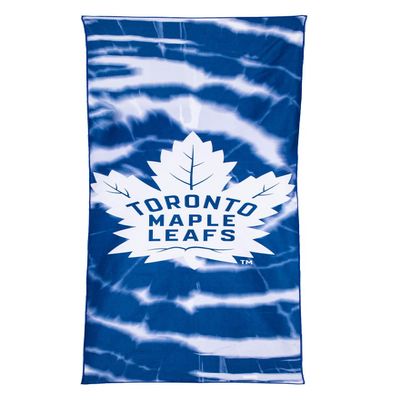 Calhoun NHL Surf & Skate Oversized Tie Dye Beach Towel 30 by 84  The Coastal Collection (Toronto Maple Leafs)