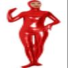 VSVO Shiny Spandex Open Face Full Bodysuit Zentai Suit for Adults and Children (Small, Red) view 1