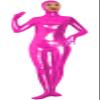VSVO Shiny Spandex Open Face Full Bodysuit Zentai Suit for Adults and Children (X-Large, Rose Red) view 1