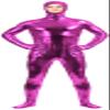 VSVO Shiny Spandex Open Face Full Bodysuit Zentai Suit for Adults and Children (X-Large, Rose Red) view 2