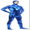 VSVO Shiny Spandex Open Face Full Bodysuit Zentai Suit for Adults and Children (Small, Royal Blue) view 2
