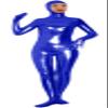 VSVO Shiny Spandex Open Face Full Bodysuit Zentai Suit for Adults and Children (Small, Royal Blue) view 4
