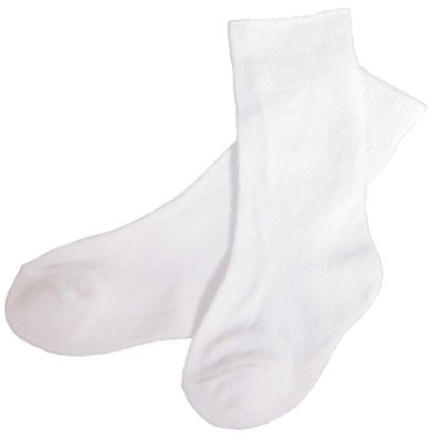 Little Things Mean A Lot Baby Boys Remy Knit Knee Length Christening Socks Baptism Socks - White - Size NB