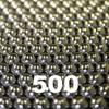 500 Qty 7/16" Inch Steel Shot Bulk Slingshot Ammo Balls view 1