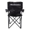 VictoryStore I Love Baseball Camping Chair with Carry Bag view 1