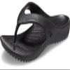 Crocs Kadee II Flip Black 7 M view 1