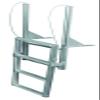 4 Step Dock Lift Ladder, Standard 2" Step, Anodized Aluminum - Jif Marine view 1