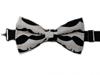 EmilyRose Couture Men's Special Prints Bow Ties (Medium-6-12 year olds, Mustache) view 2