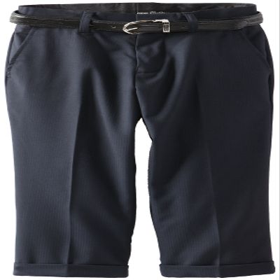 American Exchange Little Boys' Little Belted Dress Pants, Navy, 1
