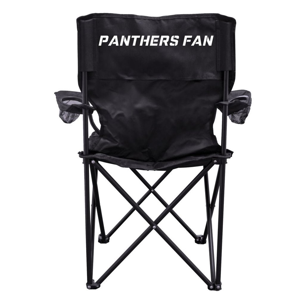 VictoryStore Panthers Fan Camping Chair with Carry Bag
