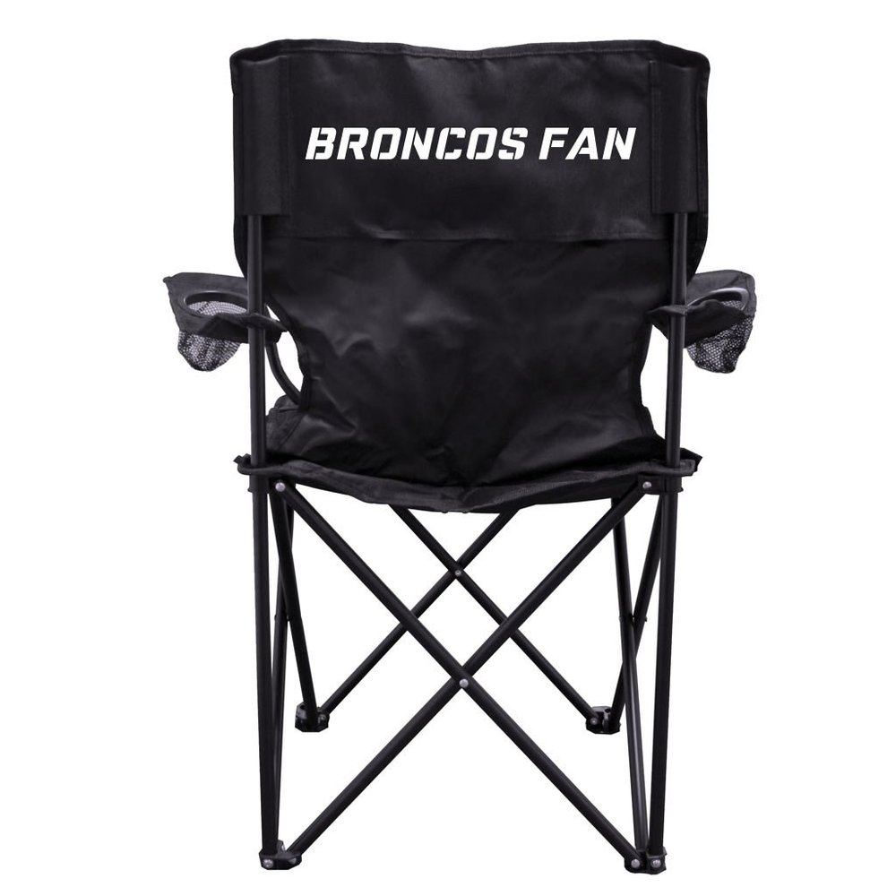 VictoryStore Broncos Fan Camping Chair with Carry Bag