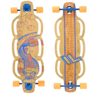 Inspiration Longboards Bamboo Composite "HANDELS" Longboard Complete with Paris Trucks and Divine Wheels