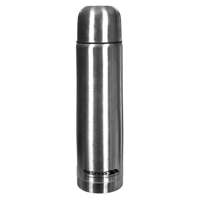 Trespass Thirst 75X Stainless Steel Flask (750ml) (One Size) (Silver)