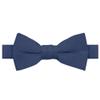 Jacob Alexander Boy's Kids Pretied Banded Adjustable Solid Color Bowtie - Steel Blue view 1