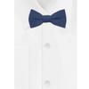 Jacob Alexander Boy's Kids Pretied Banded Adjustable Solid Color Bowtie - Steel Blue view 2