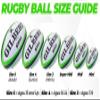 Gilbert Unisex's England Rugby Ball Keyring, Multi-Colour, One Size view 2