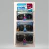 3 SOLAR SHIELD Clip-on Polarized Sunglasses 54 Rec 22 Scratch- Resistant Black Full Frame view 1
