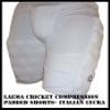 LAEMA Cricket Batsman Performance Gear - Padded Batting Compression Shorts - Padman Us White XXX-Large view 1