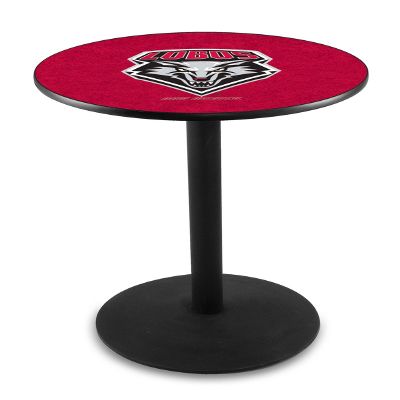 HBS L214-42" Black Wrinkle New Mexico Pub Table by Holland Bar Stool Co.