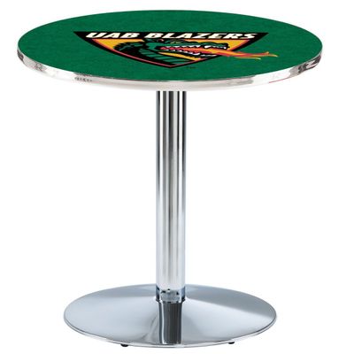 HBS L214-42" Chrome UAB Pub Table by Holland Bar Stool Co.