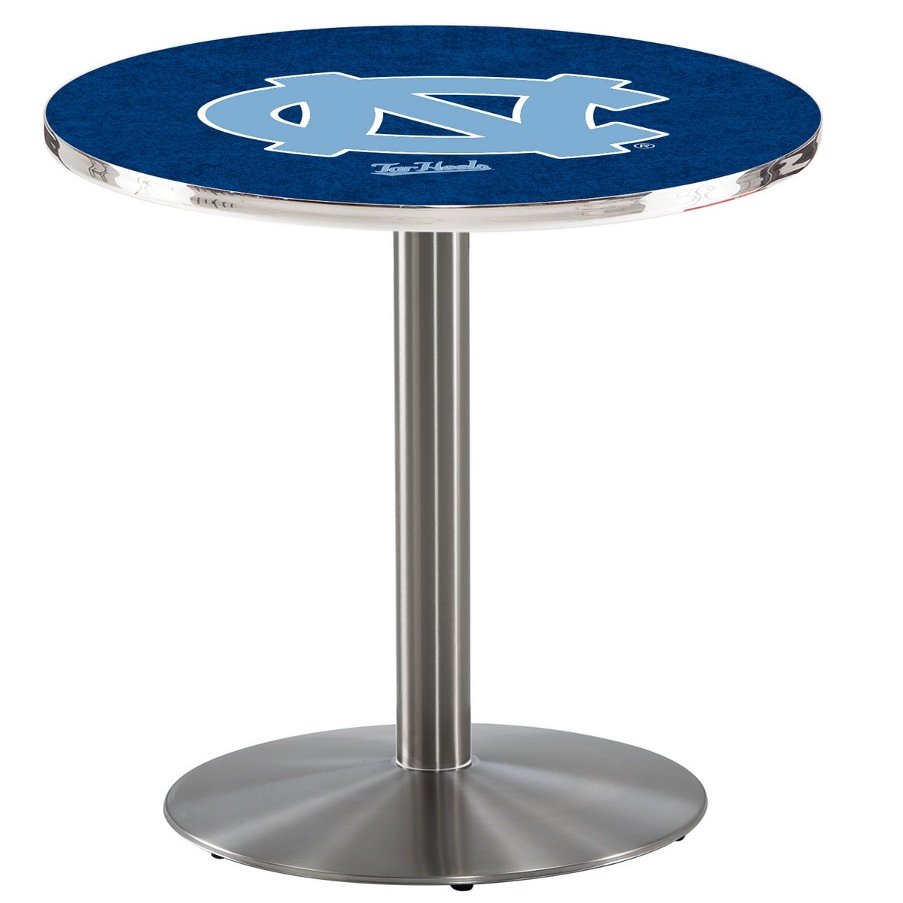 HBS L214-42" Stainless Steel North Carolina Pub Table by Holland Bar Stool Co.
