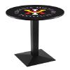 Holland Bar Stool Co. L217-42" Black Wrinkle Virginia Military Institute Pub Table view 1