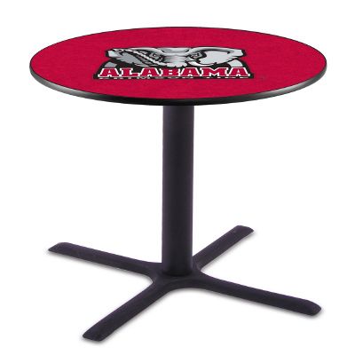 HBS L211-42" Black Wrinkle Alabama Pub Table by Holland Bar Stool Co.