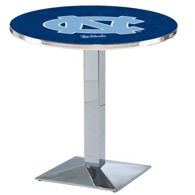 HBS L217-36" Chrome North Carolina Pub Table by Holland Bar Stool Co.