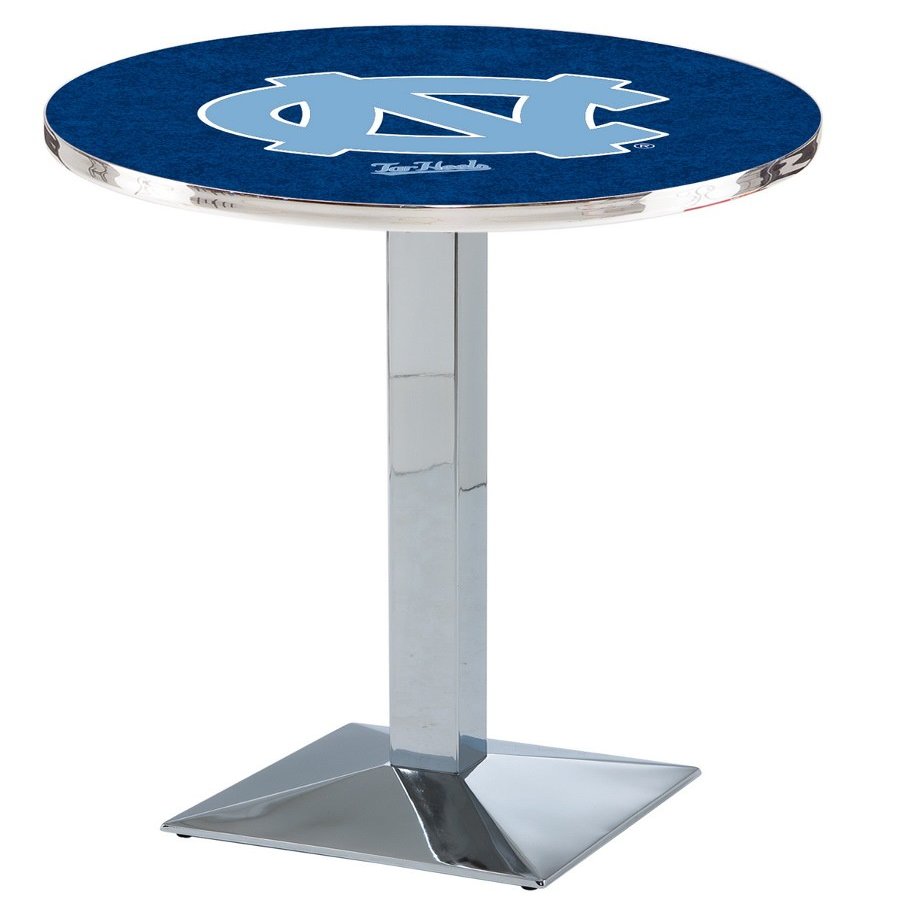 HBS L217-36" Chrome North Carolina Pub Table by Holland Bar Stool Co.