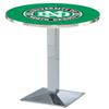 HBS L217-36" Chrome North Dakota Pub Table by Holland Bar Stool Co. view 1