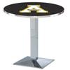 HBS L217-42" Chrome Appalachian State Pub Table by Holland Bar Stool Co. view 1