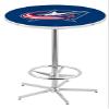 Holland Bar Stool L216-42" Chrome Columbus Blue Jackets Pub Table view 1
