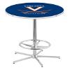 HBS L216-42" Chrome Virginia Pub Table by Holland Bar Stool Co. view 1