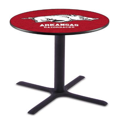 HBS L211-36" Black Wrinkle Arkansas Pub Table by Holland Bar Stool Co.