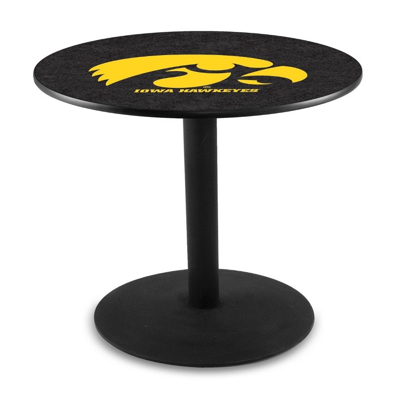 HBS L214-36" Black Wrinkle Iowa Pub Table by Holland Bar Stool Co.