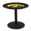 HBS L214-36" Black Wrinkle Iowa Pub Table by Holland Bar Stool Co. view 1