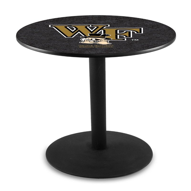 HBS L214-36" Black Wrinkle Wake Forest Pub Table by Holland Bar Stool Co.