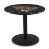 HBS L214-36" Black Wrinkle Wake Forest Pub Table by Holland Bar Stool Co. view 1