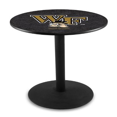 HBS L214-42" Black Wrinkle Wake Forest Pub Table by Holland Bar Stool Co.
