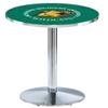 HBS L214-42" Chrome Northern Michigan Pub Table by Holland Bar Stool Co.