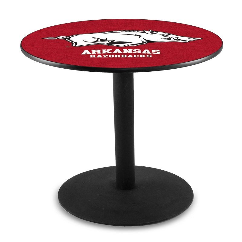 HBS L214-36" Black Wrinkle Arkansas Pub Table by Holland Bar Stool Co.