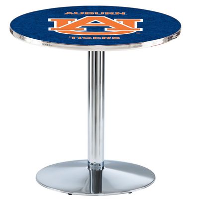 HBS L214-42" Chrome Auburn Pub Table by Holland Bar Stool Co.
