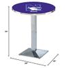HBS L217-36" Chrome Northwestern Pub Table by Holland Bar Stool Co. view 2