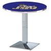 HBS L217-36" Chrome James Madison Pub Table by Holland Bar Stool Co. view 1